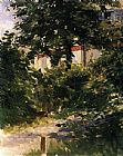 Edouard Manet A Path in the Garden at Rueil painting
